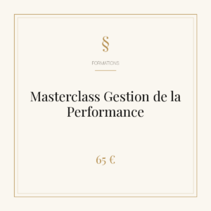Masterclass Gestion de la Performance