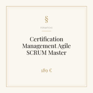 Certification Management Agile SCRUM Master
