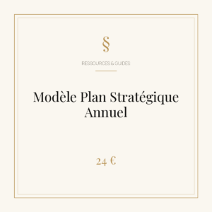 Modèle Plan Stratégique Annuel