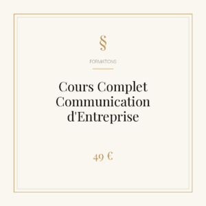 Cours Complet Communication d'Entreprise